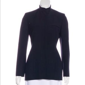 Navy Gucci wool mock neck jacket size 4